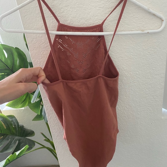 Free People intimately high neck halter bodysuit - Picture 2 of 3